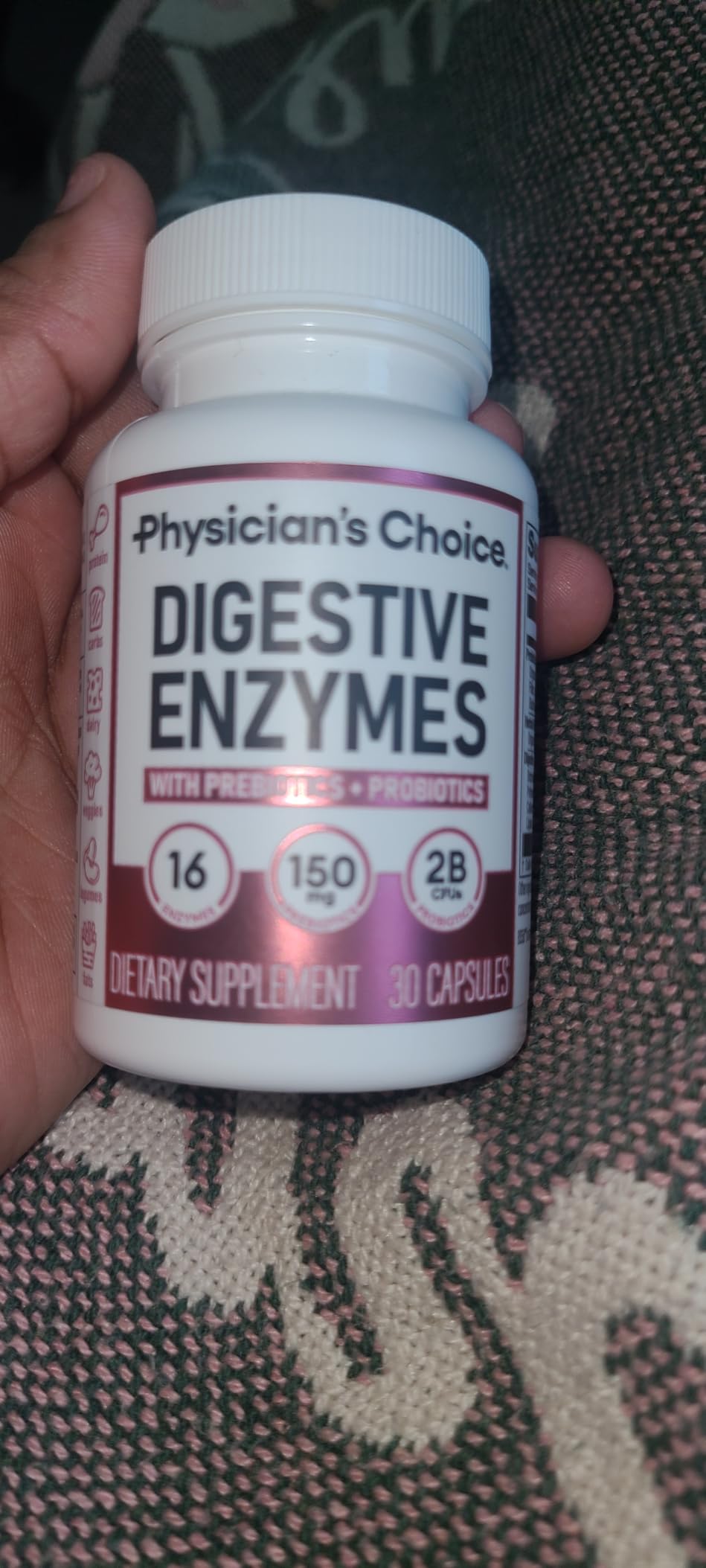 Enzimas digestivas - Enzimas múltiples, bromelina, prebióticos orgánicos y probióticos para la salud digestiva y la salud intestinal